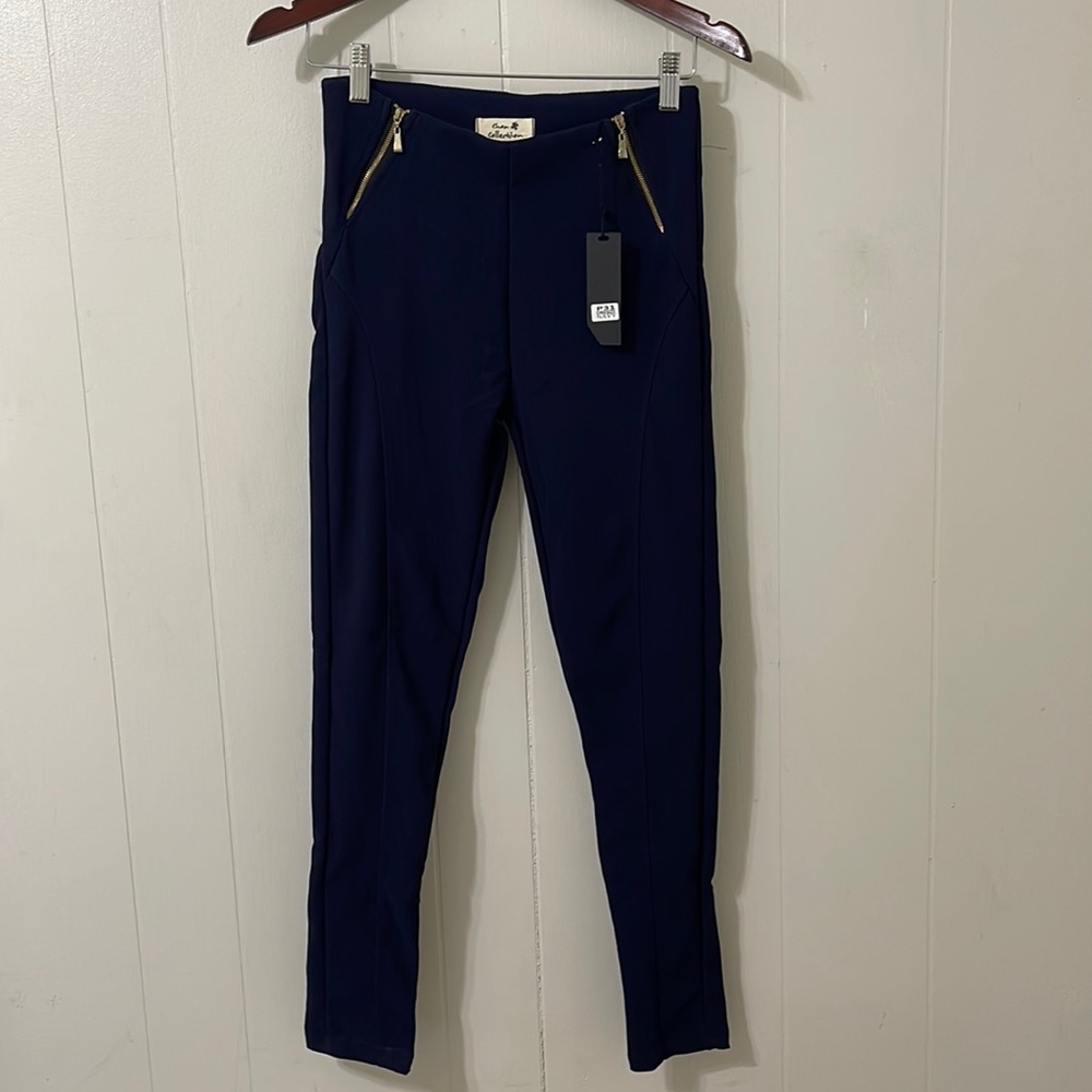 CHOA Collection Dark Blue / Navy Skinny Pants